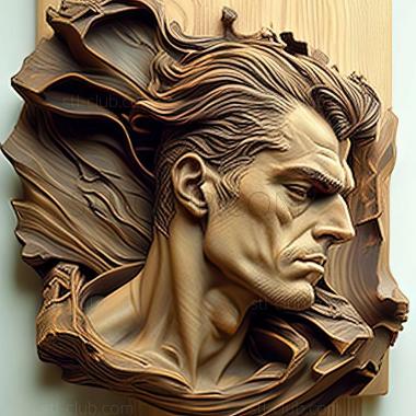 3D мадэль Даффи Шеридан, американский художник (STL)